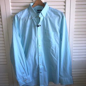 Men's Izod Solid Color Sportshirt - L - New